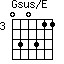 Gsus/E=030311_3