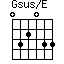Gsus/E=032033_1