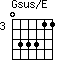 Gsus/E=033311_3
