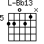 Bb13=22021N_5