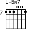 Bm7=111001_7