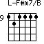 F#m7/B=121111_9
