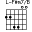 F#m7/B=224400_1