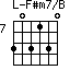F#m7/B=303130_7