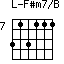 F#m7/B=313111_7