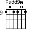 Aadd9m=101101_9