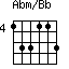 Abm/Bb=133113_4