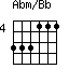 Abm/Bb=333111_4