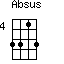 Absus=3313_4