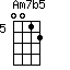 Am7b5=0012_5