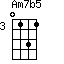 Am7b5=0131_3