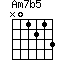 Am7b5=N01213_1