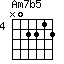 Am7b5=N02212_4