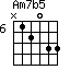 Am7b5=N12033_6