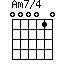Am7/4=000010_1