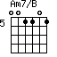 Am7/B=001101_5