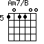 Am7/B=101100_5