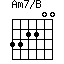 Am7/B=332200_1