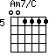 Am7/C=001111_5