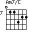 Am7/C=011322_7