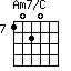 Am7/C=1020_7