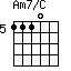 Am7/C=1110_5