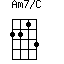 Am7/C=2213_1
