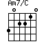 Am7/C=302210_1