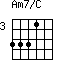 Am7/C=3331_3