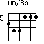 Am/Bb=233111_5