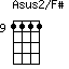 Asus2/F#=1111_9