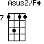 Asus2/F#=1311_7