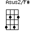 Asus2/F#=4242_1