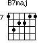 B7maj=132211_7