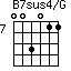 B7sus4/G=003011_7