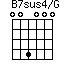 B7sus4/G=004000_1
