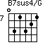 B7sus4/G=031321_7