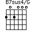B7sus4/G=202000_1