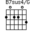 B7sus4/G=202203_1