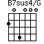 B7sus4/G=204000_1
