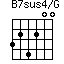B7sus4/G=324200_1