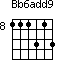 Bb6add9=111313_8