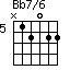 Bb7/6=N12022_5