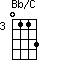 Bb/C=0113_3