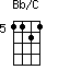Bb/C=1121_5