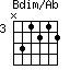 Bdim/Ab=N31212_3