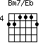 Bm7/Eb=221112_4