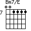Bm7/E=001111_7