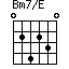 Bm7/E=024230_1