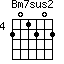Bm7sus2=201202_4
